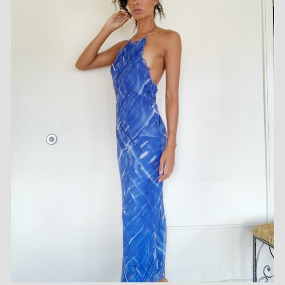 Vintage Dresses & Skirts - Y2K nineties halter dress